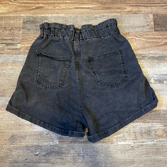 Dynamite Paperbag Denim Shorts - Picture 6 of 7